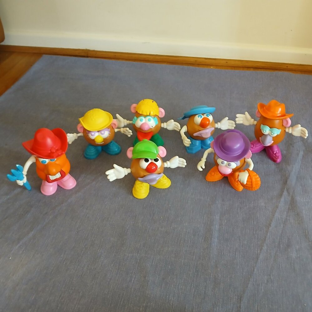 Hasbro Potato Head x 7 used